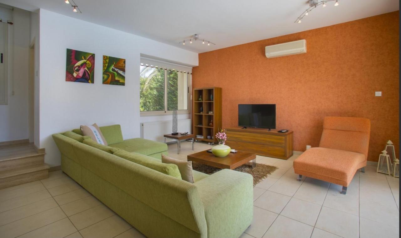 Soothing Sunset Villa With Private Pool, 200M From The Beach Περβόλια Εξωτερικό φωτογραφία